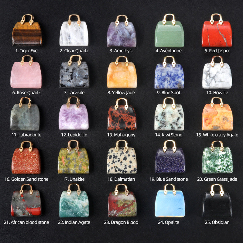 Mini Bags Natural Crystal Confetti Decoration